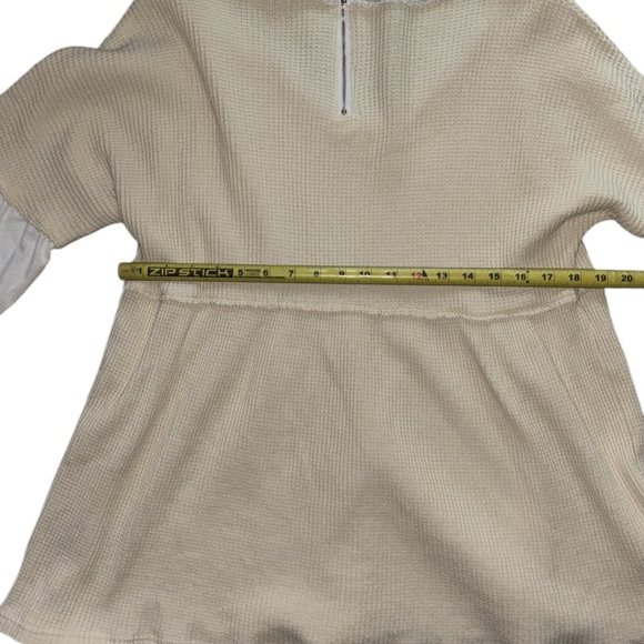 NEW POL waffle knit boho top oversized - Picture 12 of 12